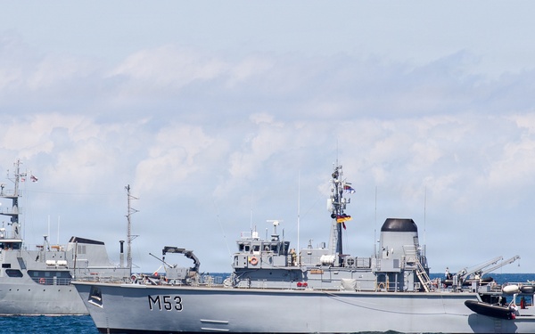 Baltic Naval Squadron Conducting Exercises During BALTOPS 2026
