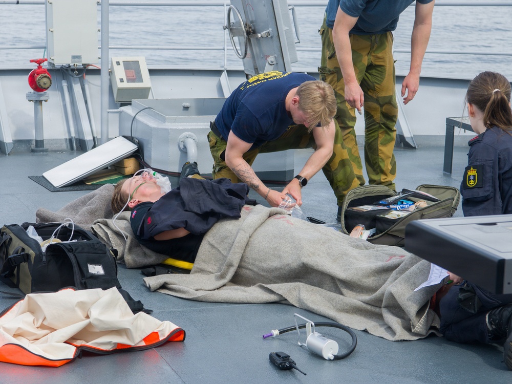 Baltic Naval Squadron Conducting Exercises During BALTOPS 2026