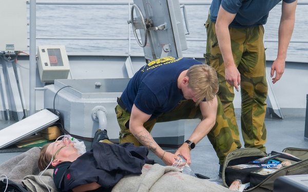 Baltic Naval Squadron Conducting Exercises During BALTOPS 2026
