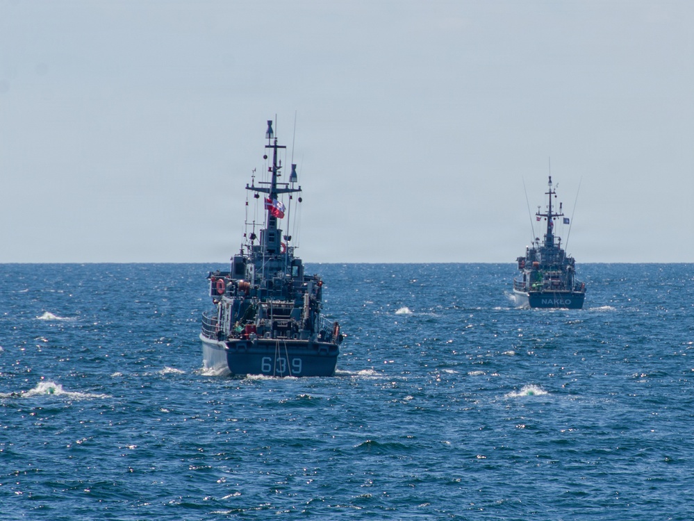 Baltic Naval Squadron Conducting Exercises During BALTOPS 2026