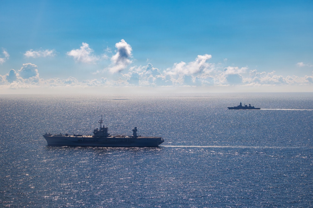 USS Mount Whitney Crew Cross-deck