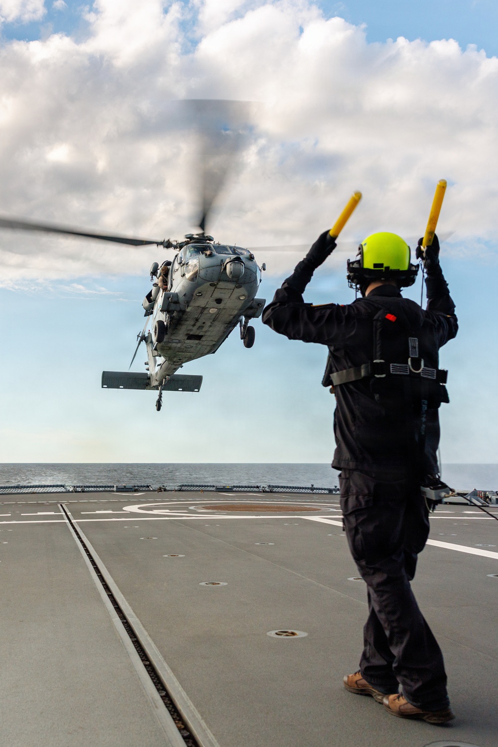 USS Mount Whitney Crew Cross-deck