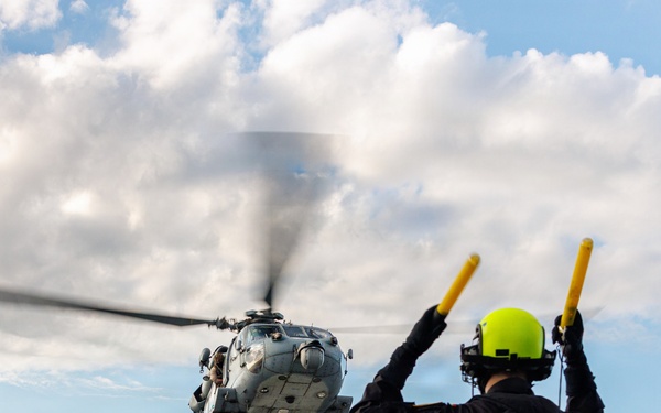 USS Mount Whitney Crew Cross-deck