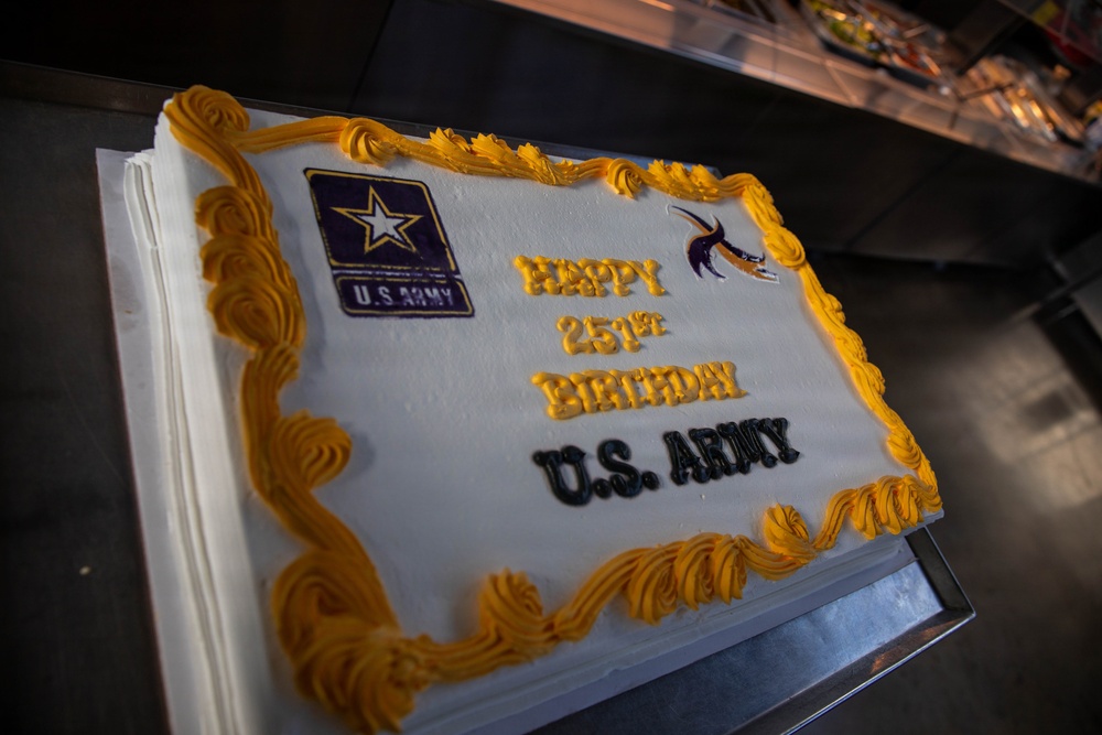 U.S. Soldiers celebrate U.S. Army’s 251st Birthday