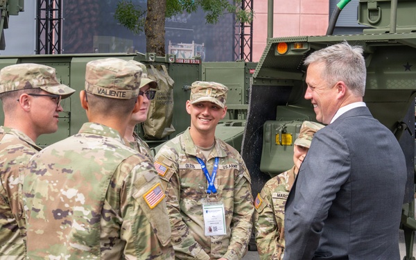 Secretary of the Army visits U.S. Army air defenders at Eurosatory 2026