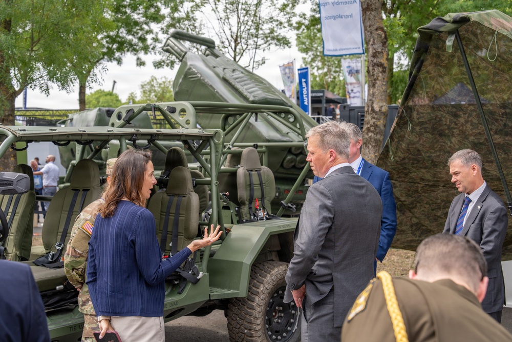 Secretary of the Army visits Eurosatory 2026