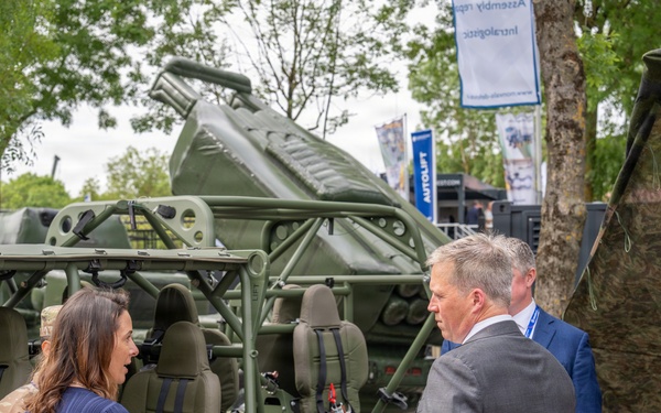 Secretary of the Army visits Eurosatory 2026
