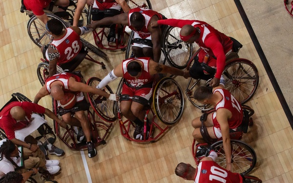 Team Marine Corps Takes Bronze in Wheelchair Basketball Warrior Games