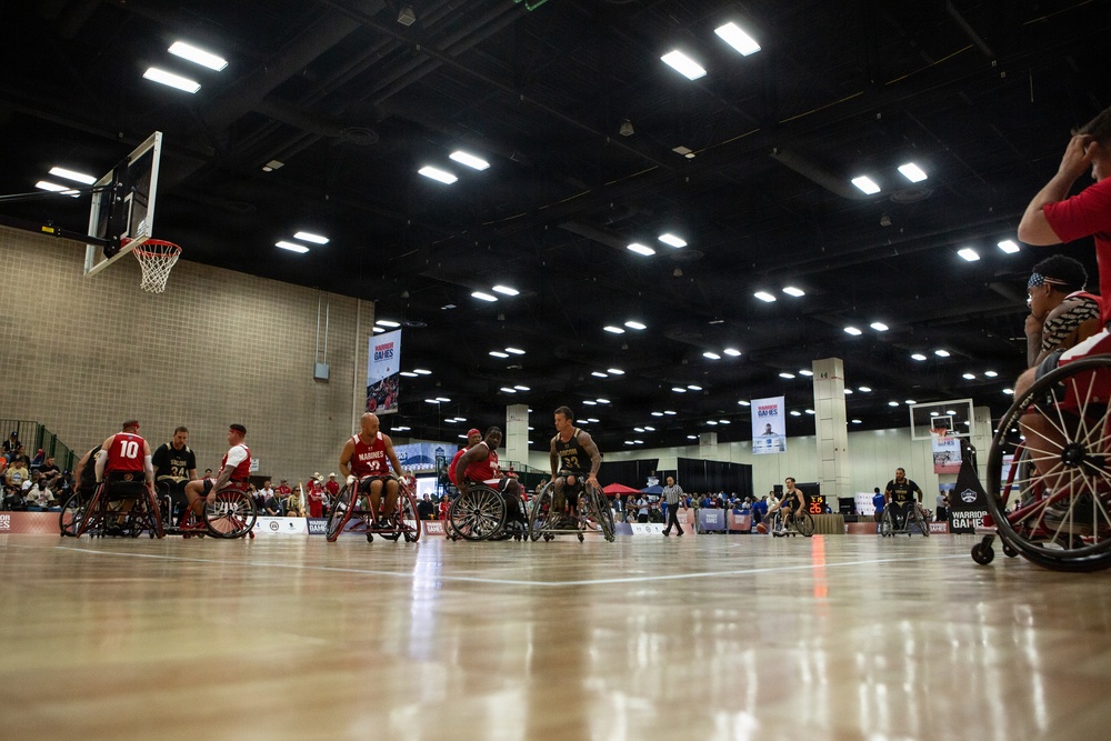 Team Marine Corps Earns Bronze in Wheelchair Basketball Warrior Games