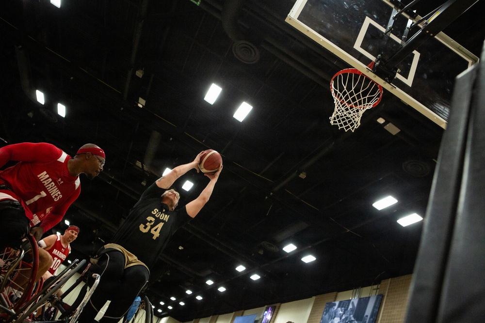 Team Marine Corps Earns Bronze in Wheelchair Basketball Warrior Games