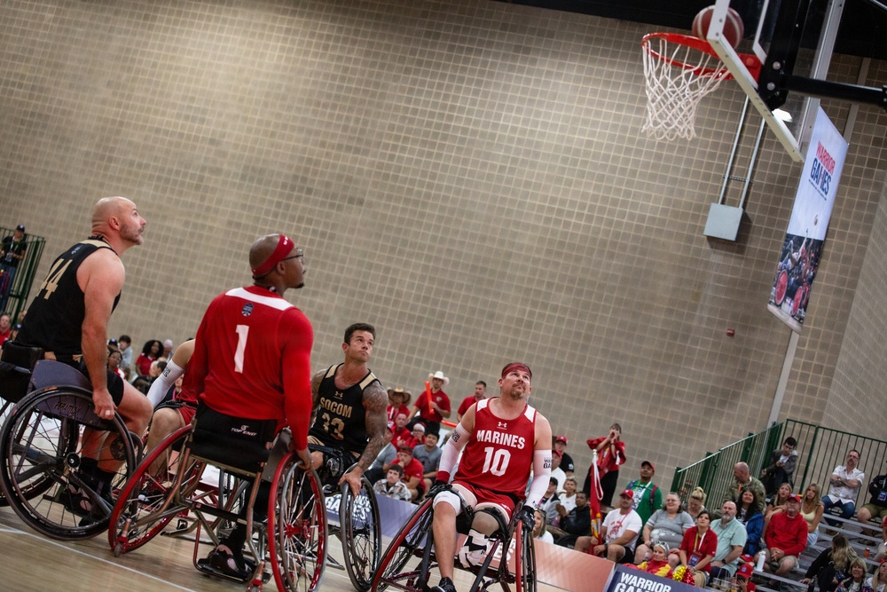 Team Marine Corps Earns Bronze in Wheelchair Basketball Warrior Games