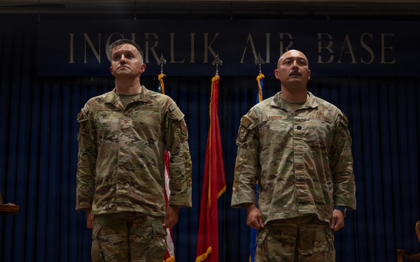 Maj. Anthony Langdon is awarded the Meritorious Service Medal