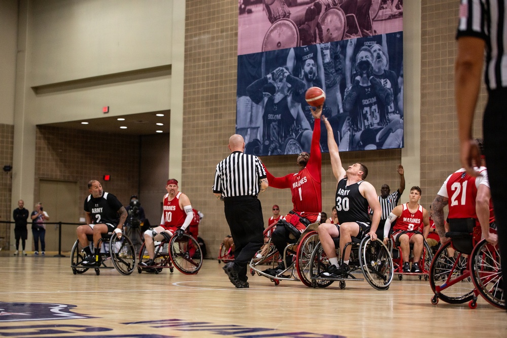 Team Marine Corps Earns Bronze in Wheelchair Basketball Warrior Games