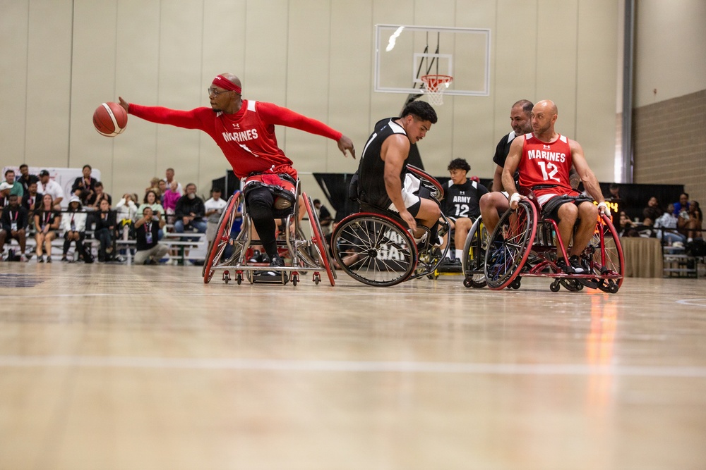 Team Marine Corps Earns Bronze in Wheelchair Basketball Warrior Games