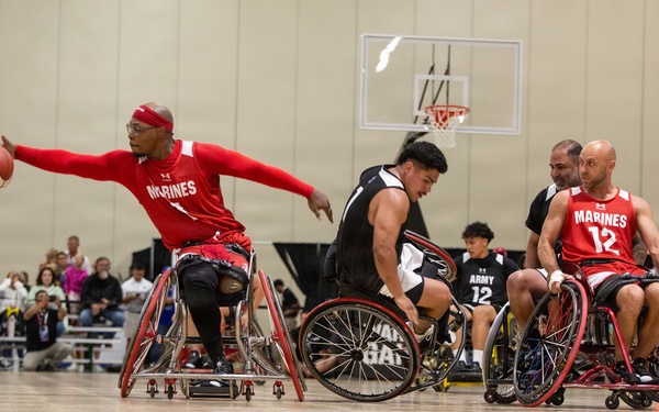 Team Marine Corps Takes Bronze in Wheelchair Basketball Warrior Games