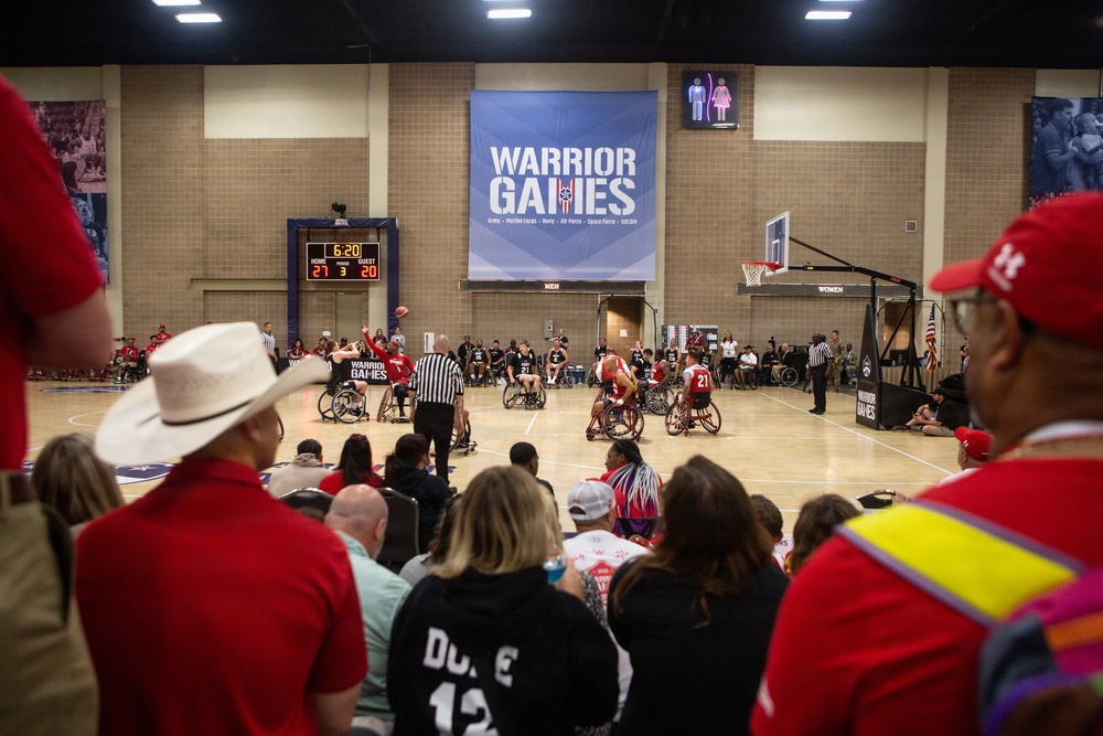 Team Marine Corps Earns Bronze in Wheelchair Basketball Warrior Games