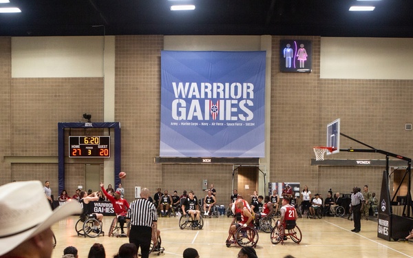 Team Marine Corps Takes Bronze in Wheelchair Basketball Warrior Games