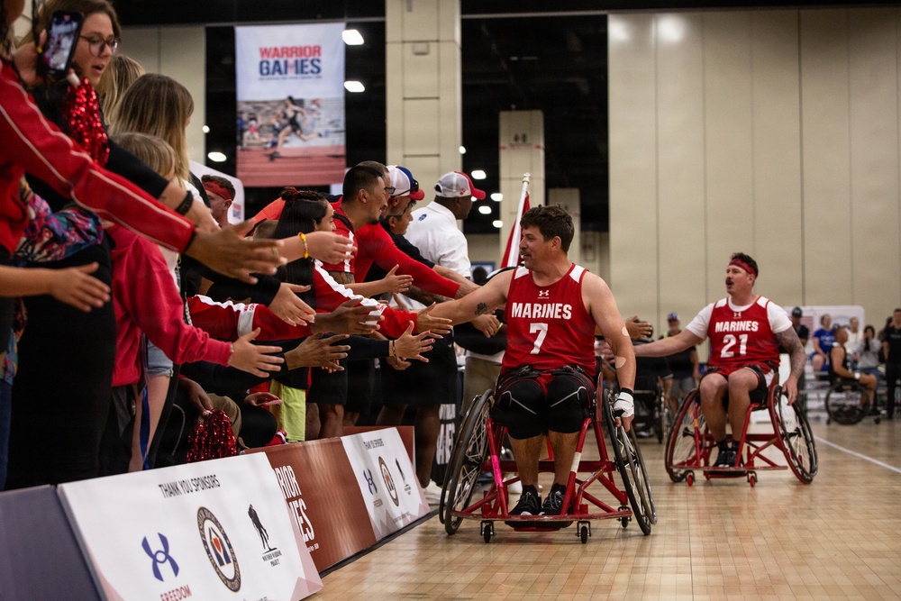Team Marine Corps Earns Bronze in Wheelchair Basketball Warrior Games