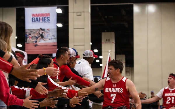 Team Marine Corps Earns Bronze in Wheelchair Basketball Warrior Games