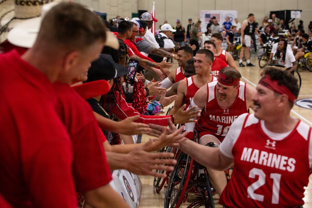 Team Marine Corps Earns Bronze in Wheelchair Basketball Warrior Games