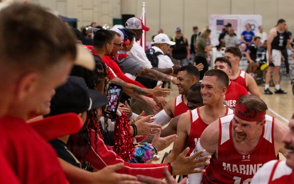 Team Marine Corps Earns Bronze in Wheelchair Basketball Warrior Games