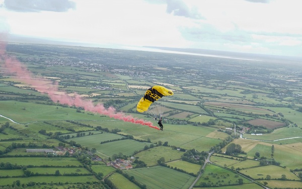 Golden Knights Mark 82nd Anniversary of D-Day at 507th PIR Monument