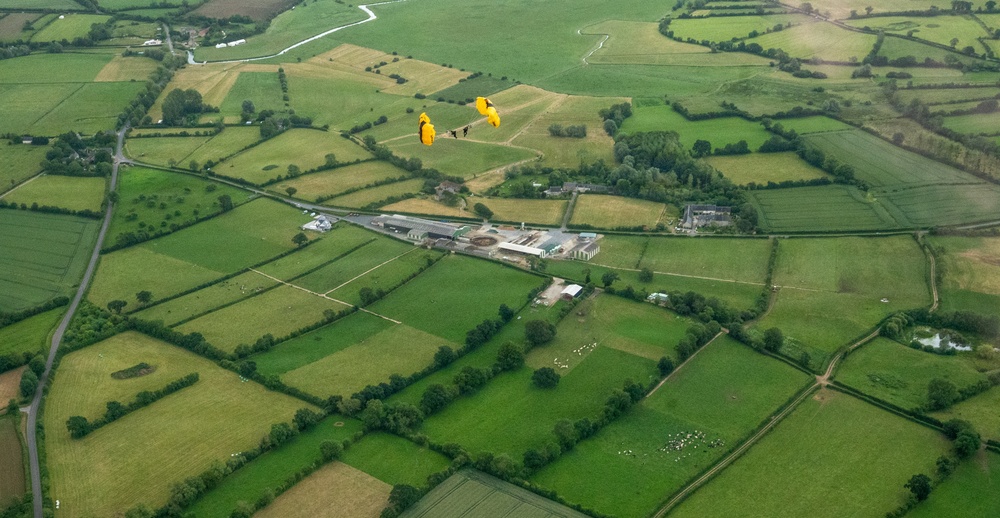 Golden Knights Mark 82nd Anniversary of D-Day at 507th PIR Monument