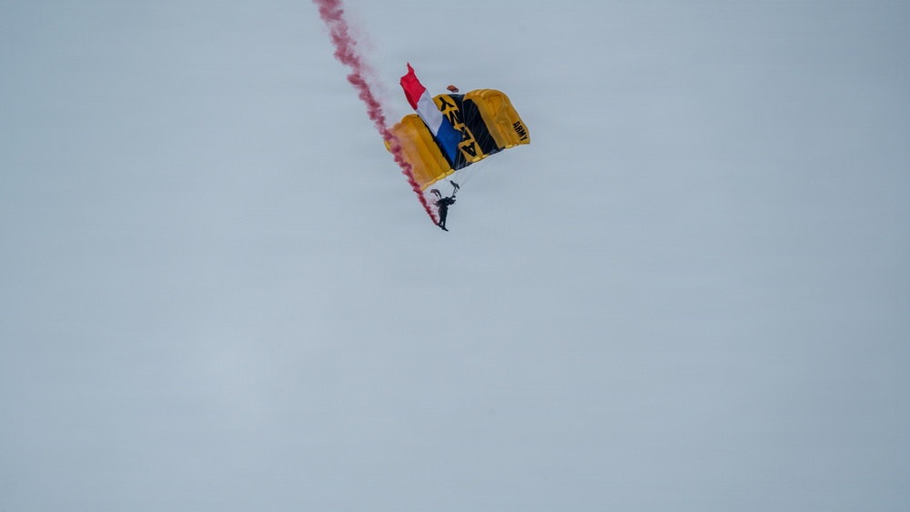 Golden Knights Mark 82nd Anniversary of D-Day at 507th PIR Monument
