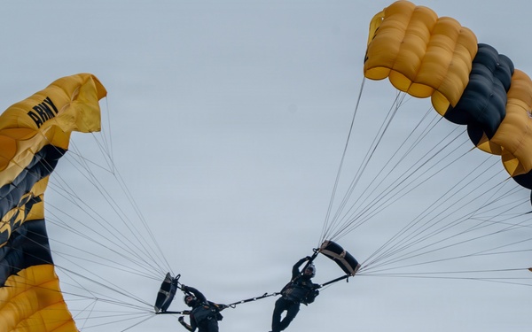 Golden Knights Mark 82nd Anniversary of D-Day at 507th PIR Monument