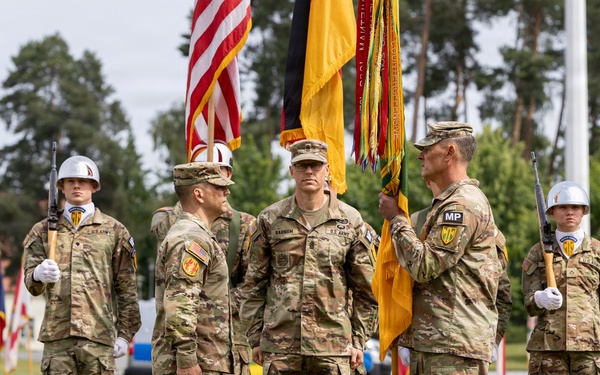 Friebe relinquishes responsibility after three years as 18th Military Police Brigade's senior enlisted leader