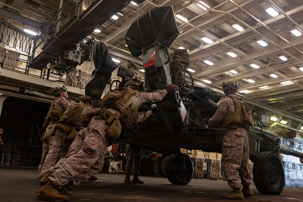 USS Portland Marines Conduct Routine Operations
