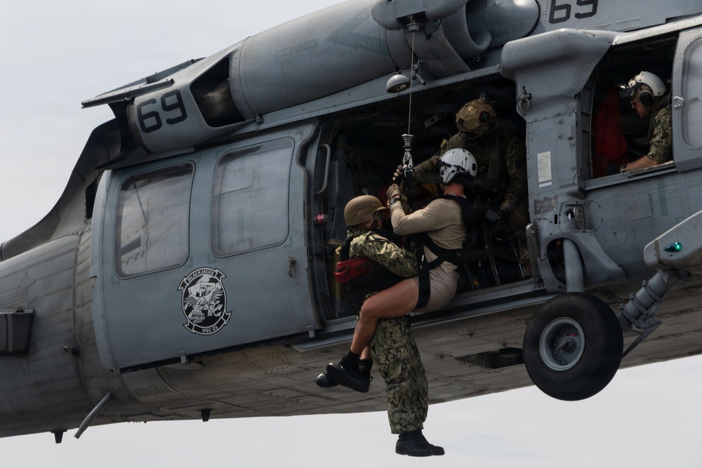 USS Portland Sailors and Marines Conduct Routine Operations