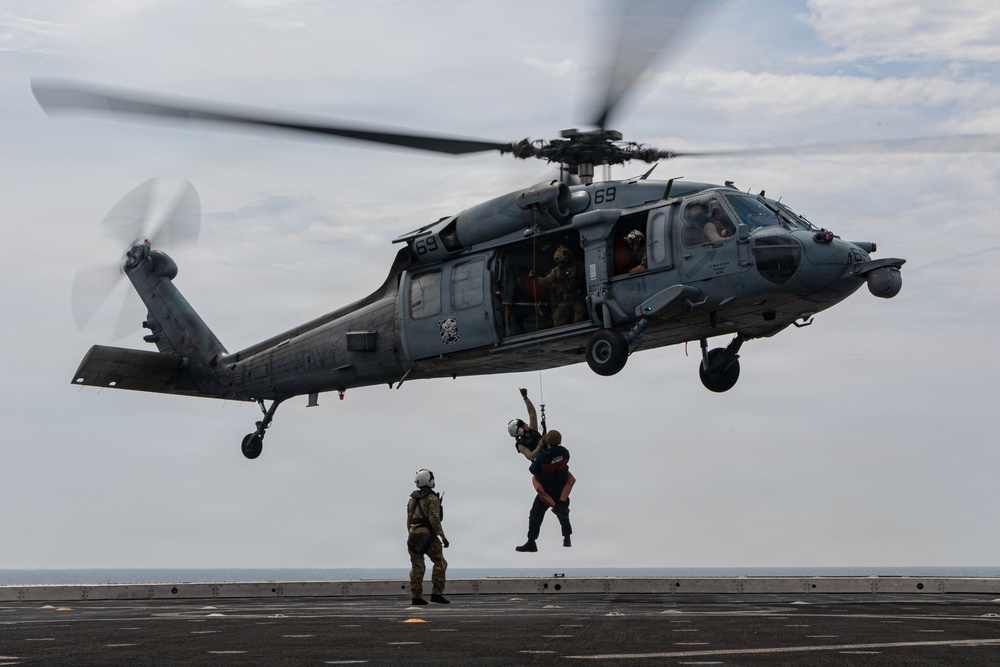 USS Portland Sailors and Marines Conduct Routine Operations
