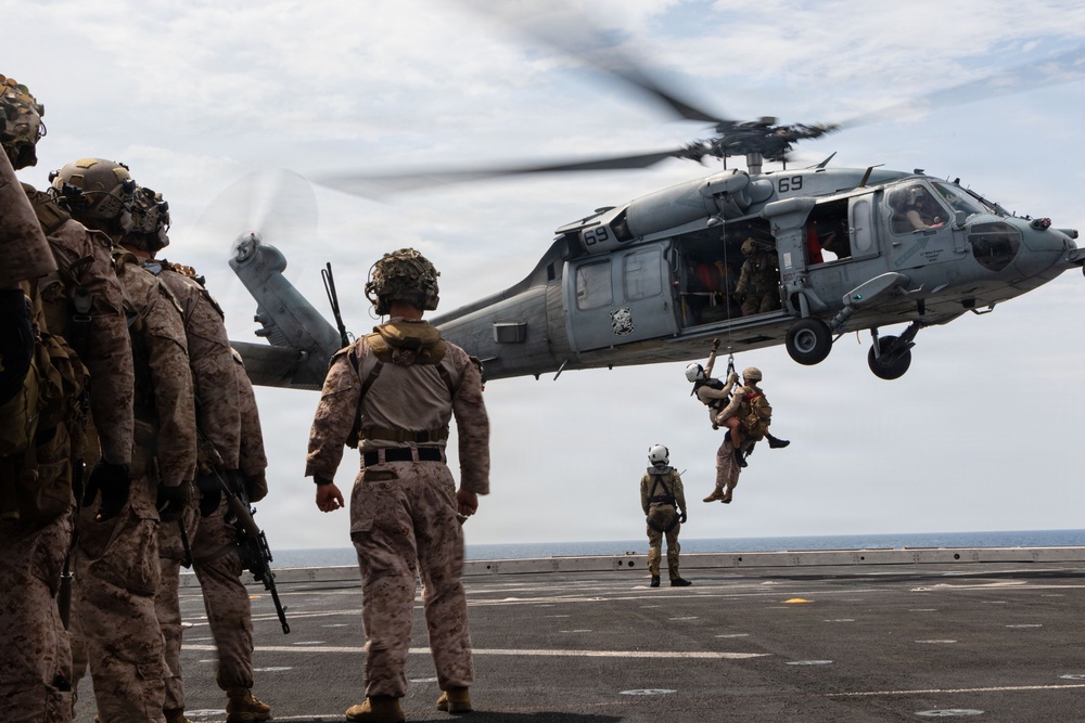 USS Portland Sailors and Marines Conduct Routine Operations