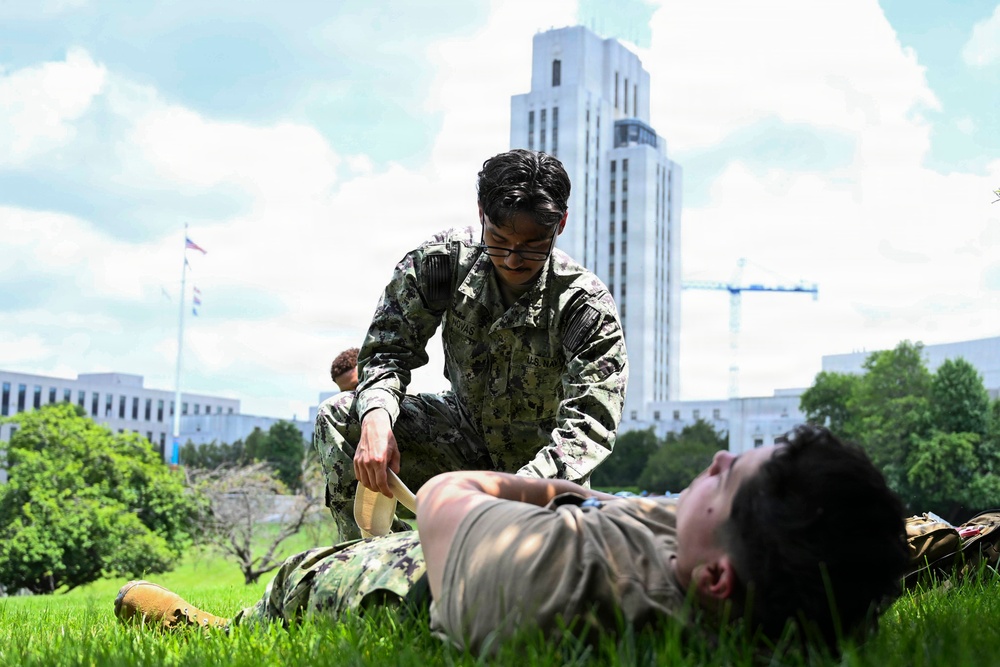 Sailors Take Part in Field Assessment, Part of Corpsman Skills Sustainment Program