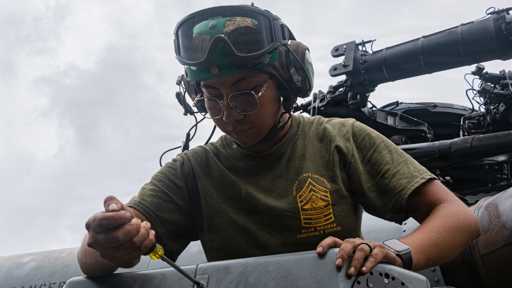 USS Portland Marines Conduct Routine Operations