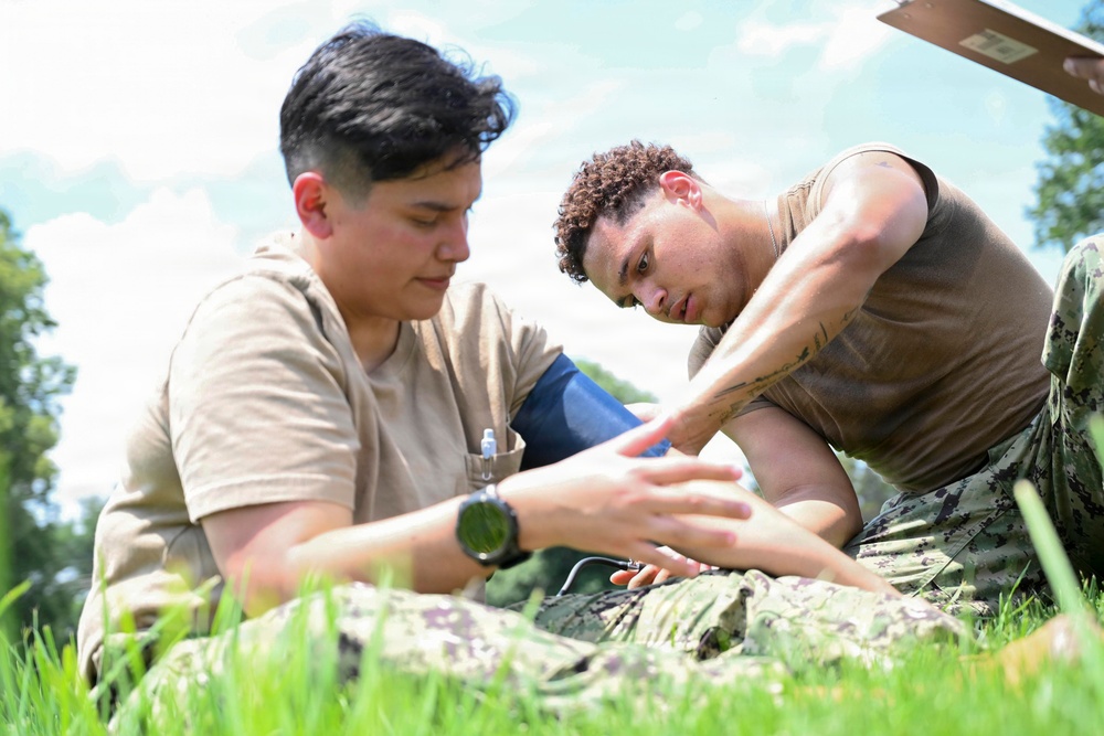 Sailors Take Part in Field Assessment, Part of Corpsman Skills Sustainment Program