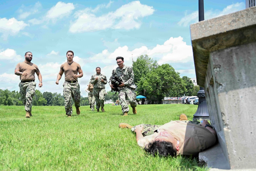 Sailors Take Part in Field Assessment, Part of Corpsman Skills Sustainment Program
