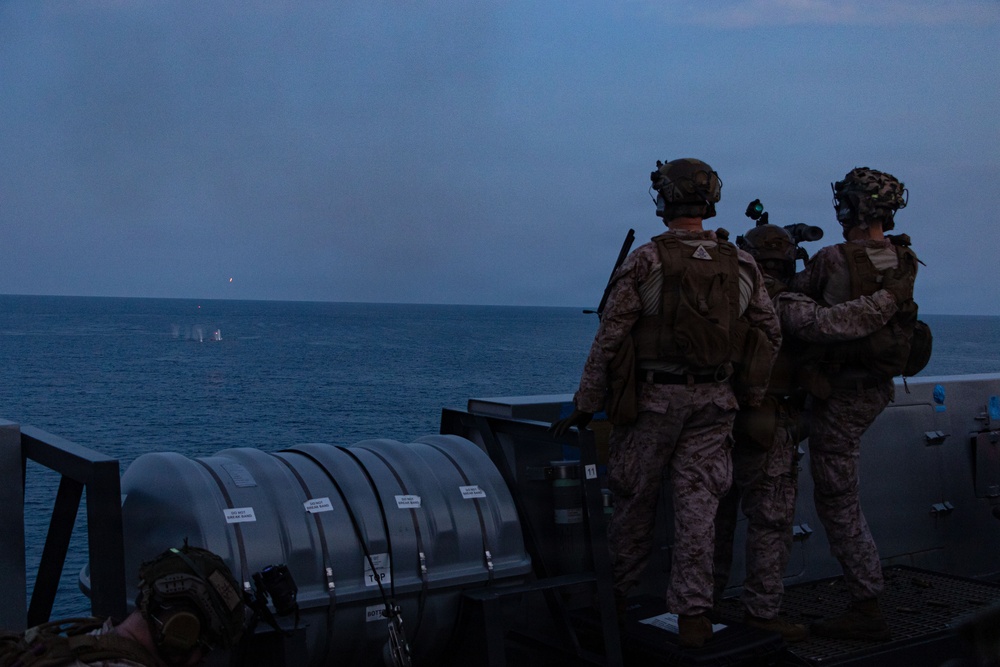 USS Portland Marines Conducts Routine Operations