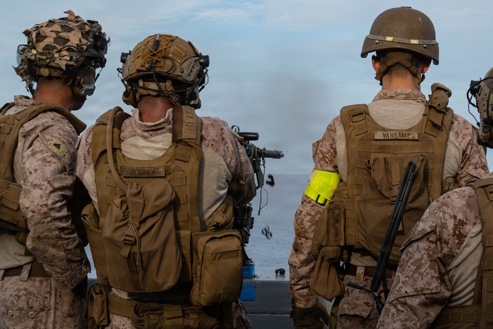 USS Portland Marines Conducts Routine Operations