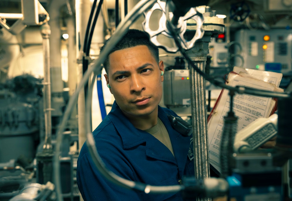 Milius engineers maintain power plant