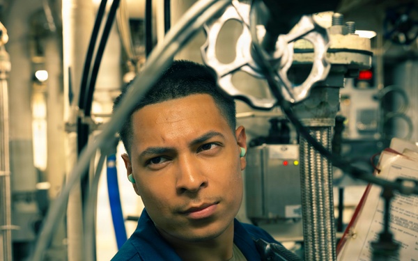 Milius engineers maintain power plant
