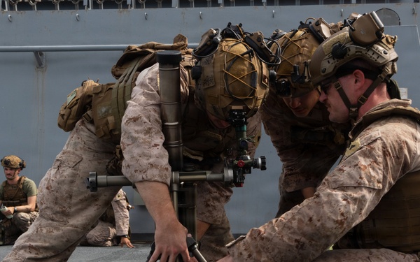 USS Portland Marines Conduct Routine Operations