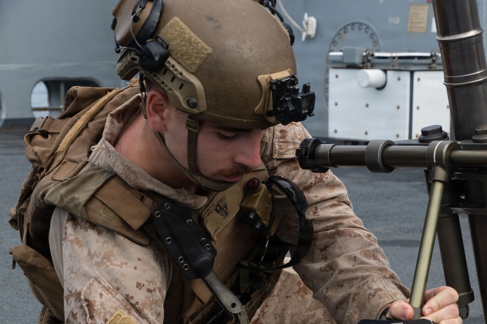USS Portland Marines Conduct Routine Operations