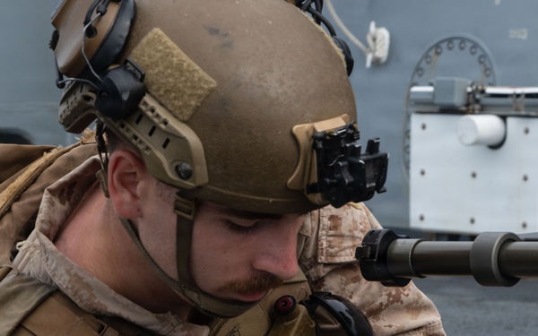 USS Portland Marines Conduct Routine Operations