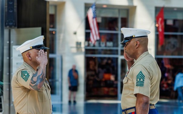 Master Gunnery Sgt. Jacob Felan Retirement Ceremony