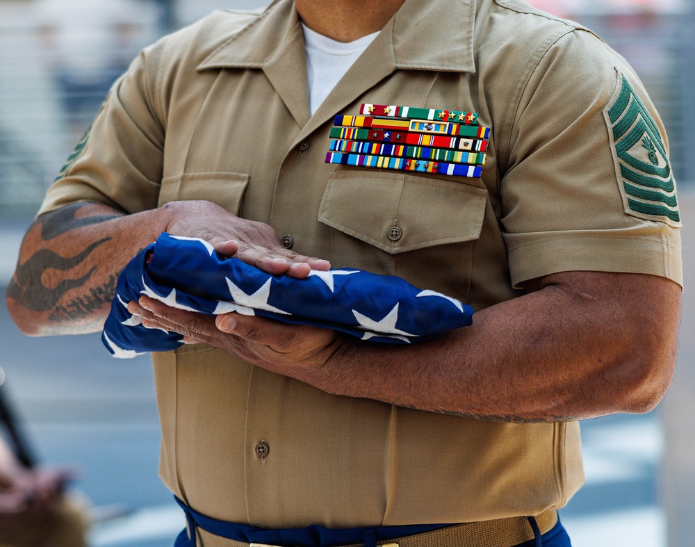 Master Gunnery Sgt. Jacob Felan Retirement Ceremony