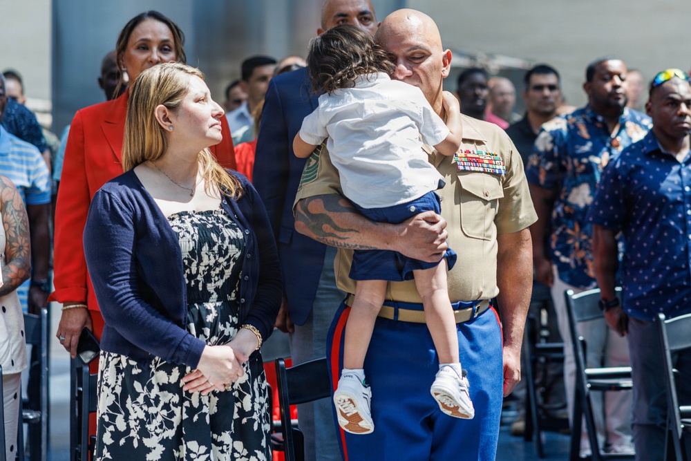 Master Gunnery Sgt. Jacob Felan Retirement Ceremony
