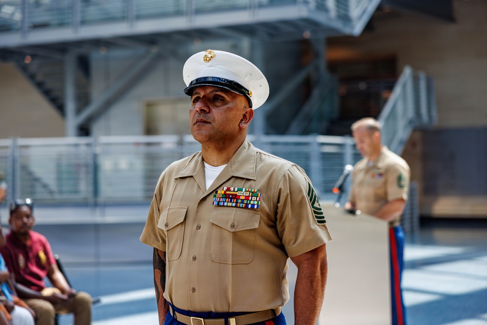 Master Gunnery Sgt. Jacob Felan Retirement Ceremony