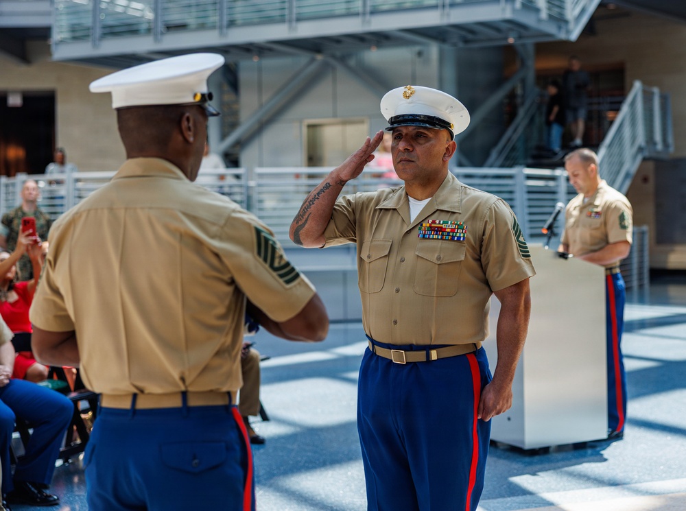 Master Gunnery Sgt. Jacob Felan Retirement Ceremony